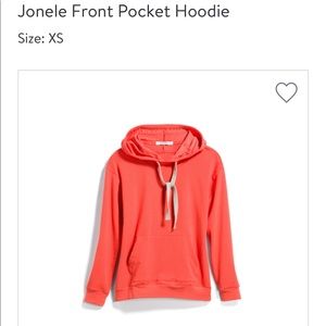 Project Social T Los Angeles coral stretch hoodie